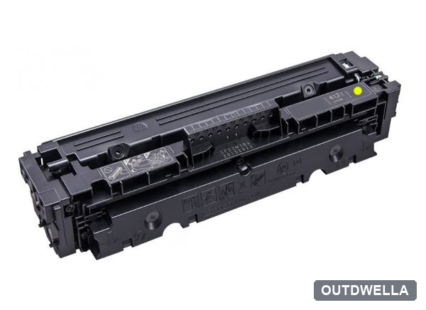HP 410X (CF412X) Yellow High-Yield Compatible Toner Cartridge