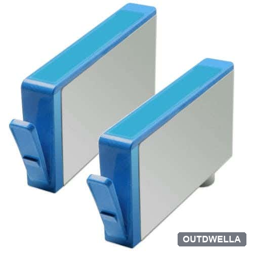 HP 564XL (CN685WN) Cyan High-Yield Remanufactured Ink Cartridge Twin Pack