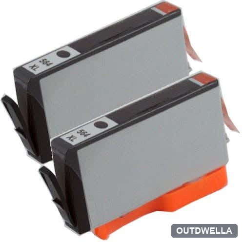 HP 564XL (CR277WN) Photo Black High-Yield Remanufactured Ink Cartridge Twin Pack
