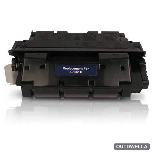 HP 61X (C8061X) Black High-Yield Remanufactured Toner Cartridge
