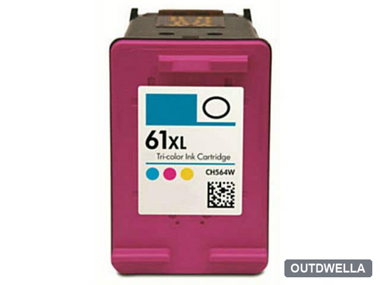 HP 61XL (CH564WN) Color High-Yield Remanufactured Ink Cartridge