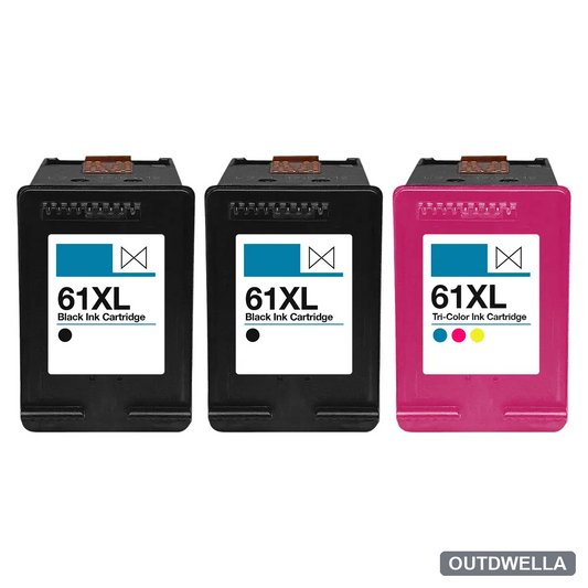 HP 61XL High-Yield Remanufactured Ink Cartridge 3-Pack Combo