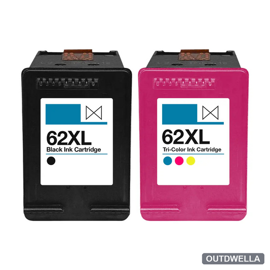 HP 62XL High-Yield Remanufactured Ink Cartridge 2-Pack Combo