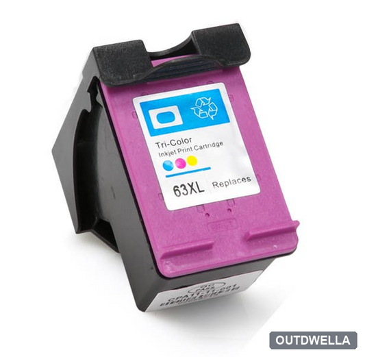 HP 63XL (F6U63AN) Color High-Yield Remanufactured Ink Cartridge