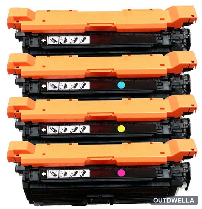 HP 646X & 646A Remanufactured Toner Cartridge 4-Pack Combo