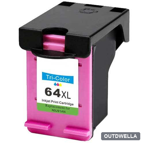 HP 64XL (N9J91AN) Tri-Color High-Yield Remanufactured Ink Cartridge