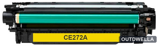 HP 650A (CE272A) Yellow Remanufactured Toner Cartridge