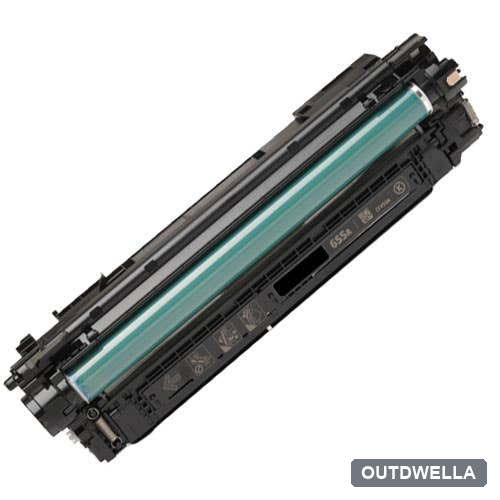 HP 655A (CF450A) Black Remanufactured Laser Toner Cartridge