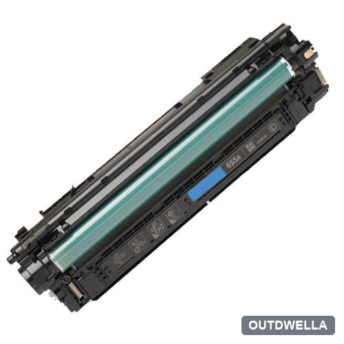 HP 655A (CF451A) Cyan Remanufactured Laser Toner Cartridge