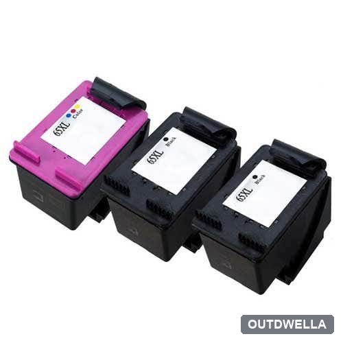 HP 65XL High-Yield Remanufactured Ink Cartridge 3-Pack Combo