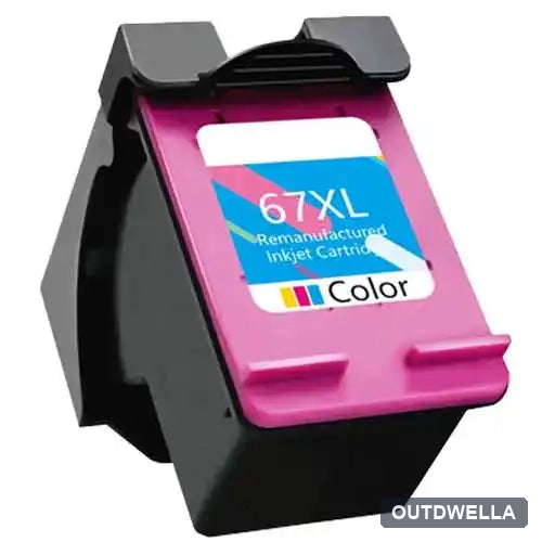 HP 67XL (3YM58AN) Color Remanufactured High Yield Ink Cartridge