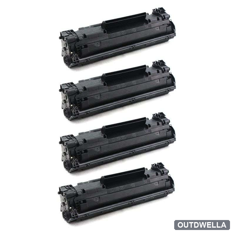 HP 83X (CF283X) Black Compatible Cartridge High-Yield 4-Pack