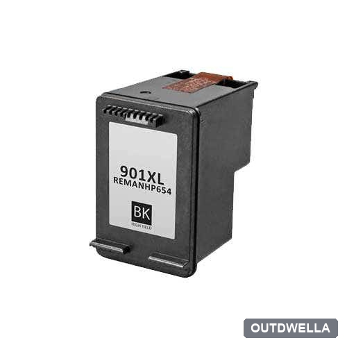HP 901XL (CC654AN) Black High-Yield Remanufactured Ink Cartridge