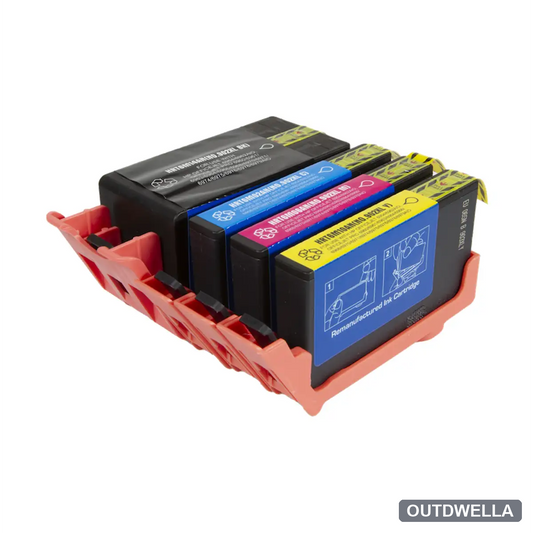HP 902XL Remanufactured High Yield Ink Cartridge 4-Pack Combo