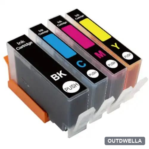 HP 910XL Remanufactured High-Yield Ink Cartridge 4-Pack Combo