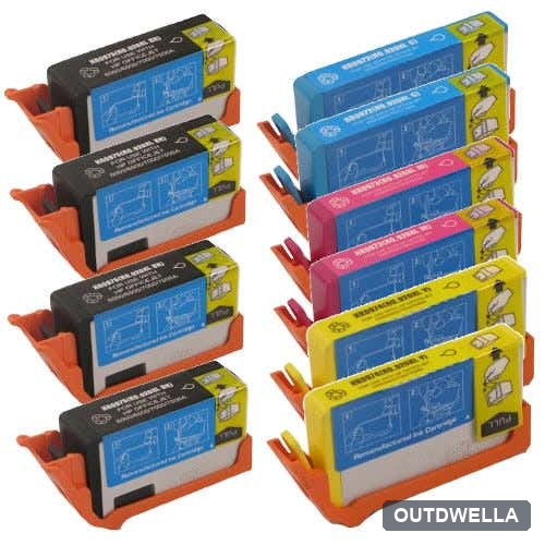 HP 920XL High-Yield Remanufactured Ink Cartridge 10-Pack Combo