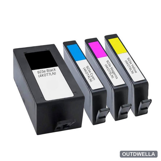 HP 923e High Yield Remanufactured Ink Cartridge 4-Pack Combo