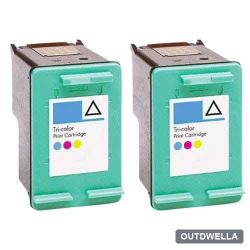 HP 93 Tri-Color (C9361WN) Remanufactured Ink Cartridge Twin Pack