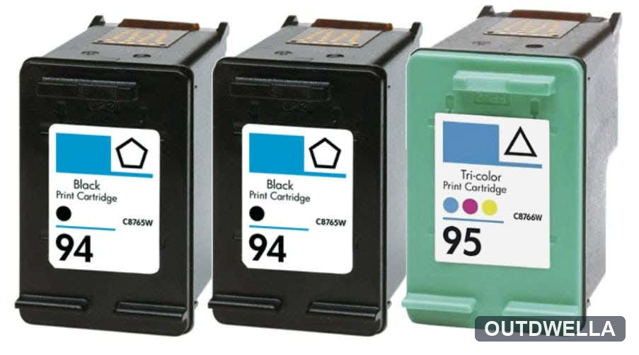 HP 94 & 95 Remanufactured Ink Cartridge 3-Pack Combo