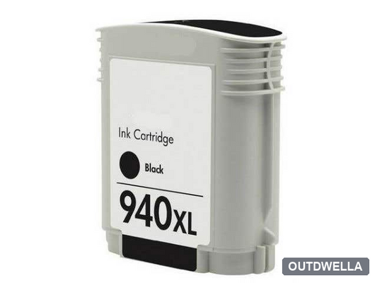 HP 940XL (C4906AN) Black High Yield Remanufactured Ink Cartridge