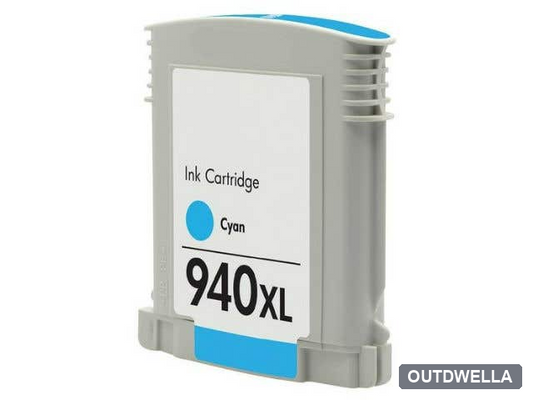 HP 940XL (C4907AN) Cyan High-Yield Remanufactured Ink Cartridge