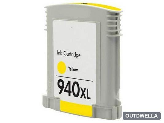 HP 940XL (C4909AN) Yellow High-Yield Remanufactured Ink Cartridges