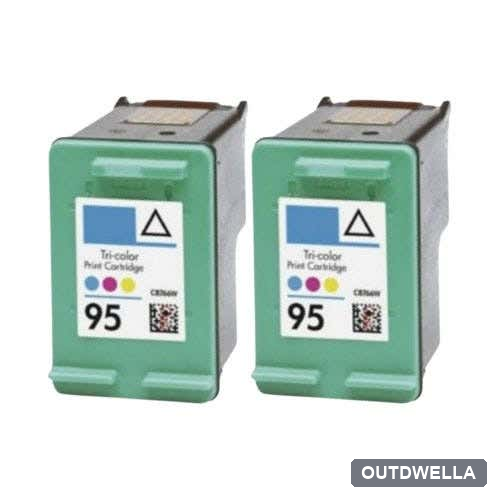 HP 95 Tri-Color (C8766WN) Remanufactured Ink Cartridge Twin Pack