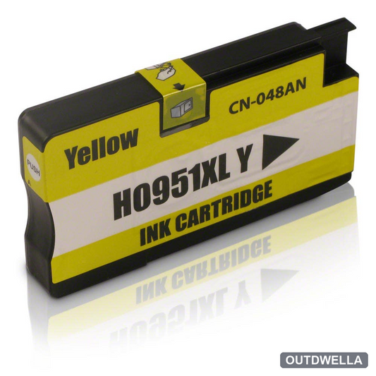 HP 951XL (CN048AN) Yellow High-Yield Remanufactured Ink Cartridge