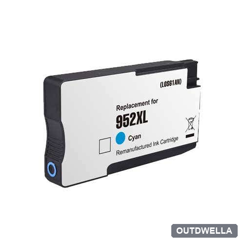 HP 952XL (L0S61AN) Cyan High-Yield Remanufactured Ink Cartridge