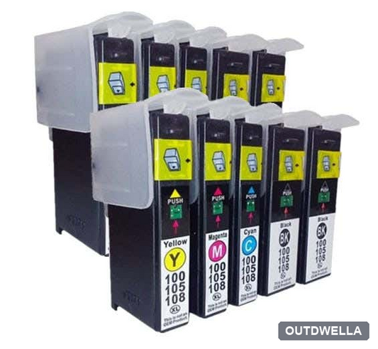 Lexmark 100XL High-Yield Compatible Ink Cartridge 10-Pack Combo