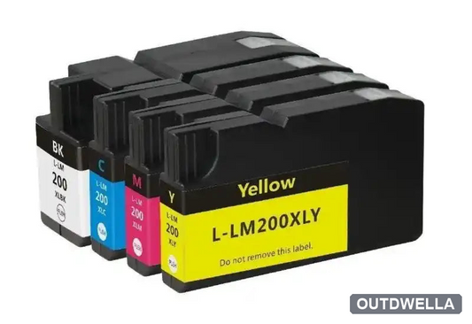 Lexmark 200XL High-Yield Compatible Ink Cartridge 4-Pack Combo