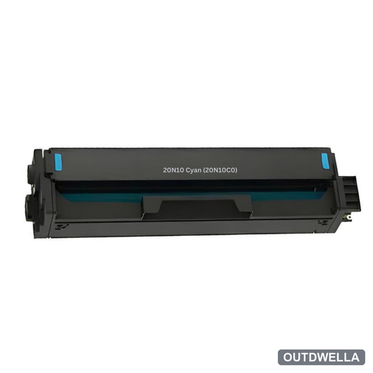 Lexmark 20N10C0 Cyan Standard Yield Compatible Toner Cartridge