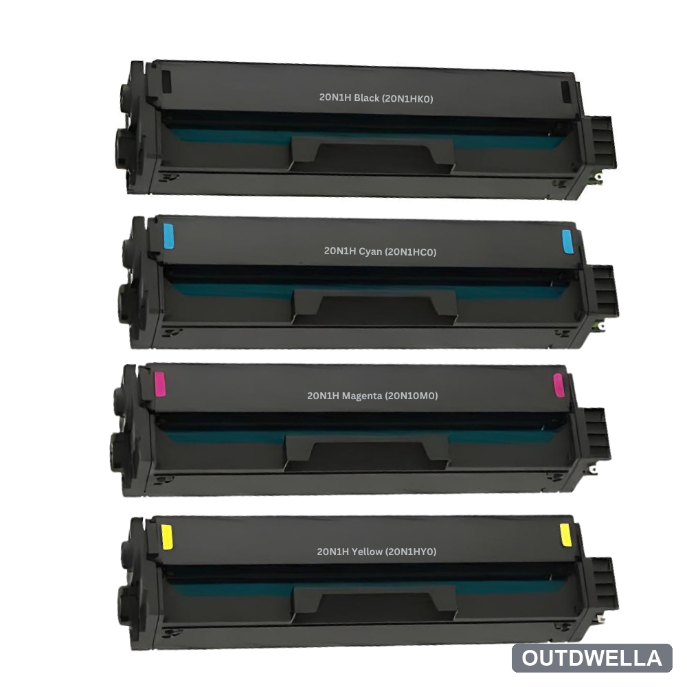 Lexmark 20N1H (CS331) Compatible High Yield Toner Cartridge 4-Pack Combo