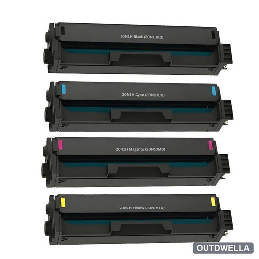 Lexmark 20N1H (CS331) Compatible High Yield Toner Cartridge 4-Pack Combo