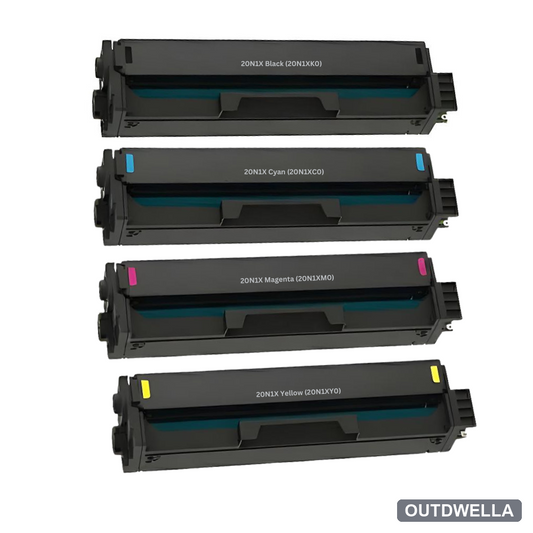Lexmark 20N1X (CS431) Compatible Extra High Yield Toner Cartridge 4-Pack Combo