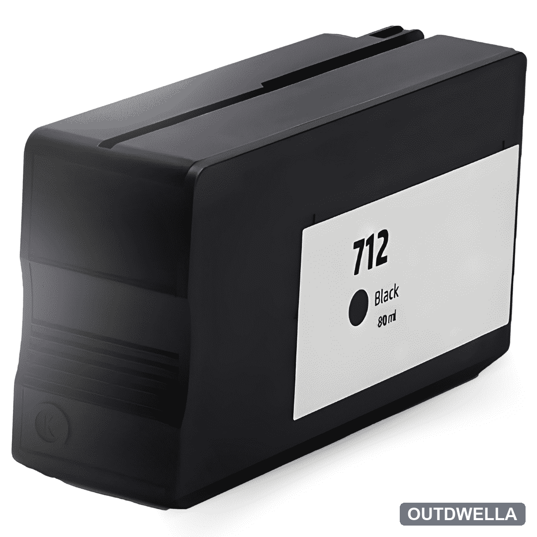 Remanufactured HP 712 Standard Yield Black Ink Cartridge