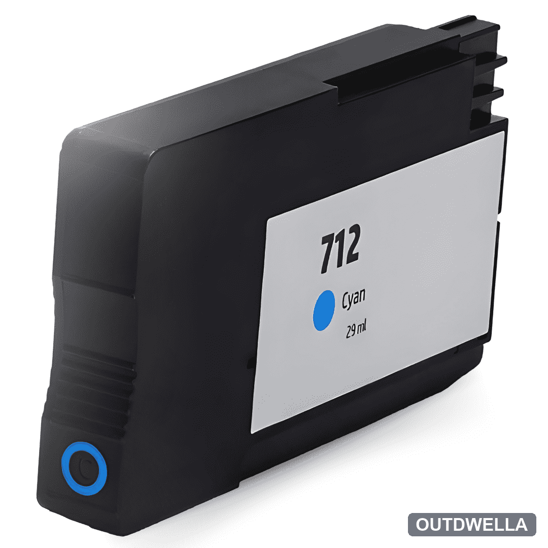 Remanufactured HP 712 Standard Yield Cyan Ink Cartridge