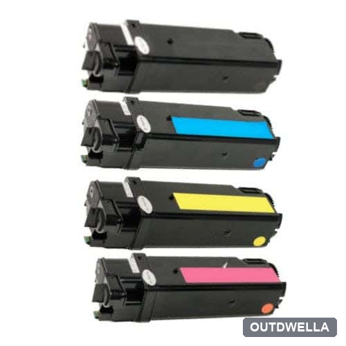 Xerox Phaser 6125 Compatible Toner Cartridge 4-Pack Combo