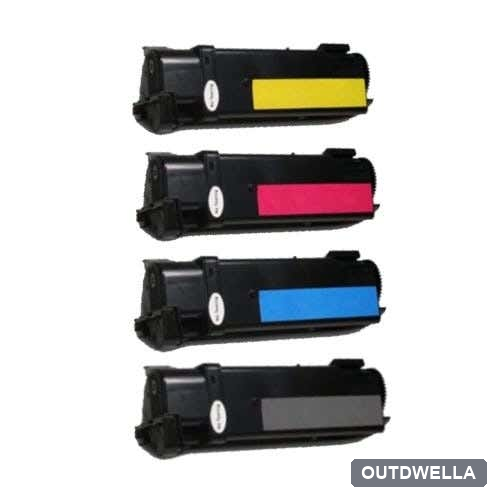 Xerox Phaser 6130 Series High-Yield Compatible Toner Cartridge 4-Pack Combo