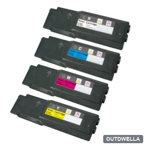 Xerox Phaser 6600 / WorkCentre 6605 High-Yield Compatible Toner Cartridge 4-Pack Combo