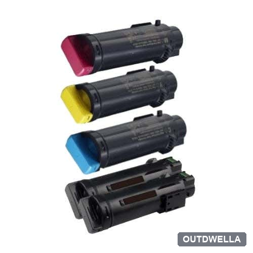 Xerox WorkCentre 6515 / Phaser 6510 Extra High-Yield Compatible 5-Pack Combo